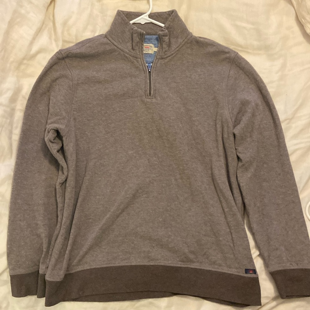 Fayerty Brand Large Quarter Zip Pullover Sweater